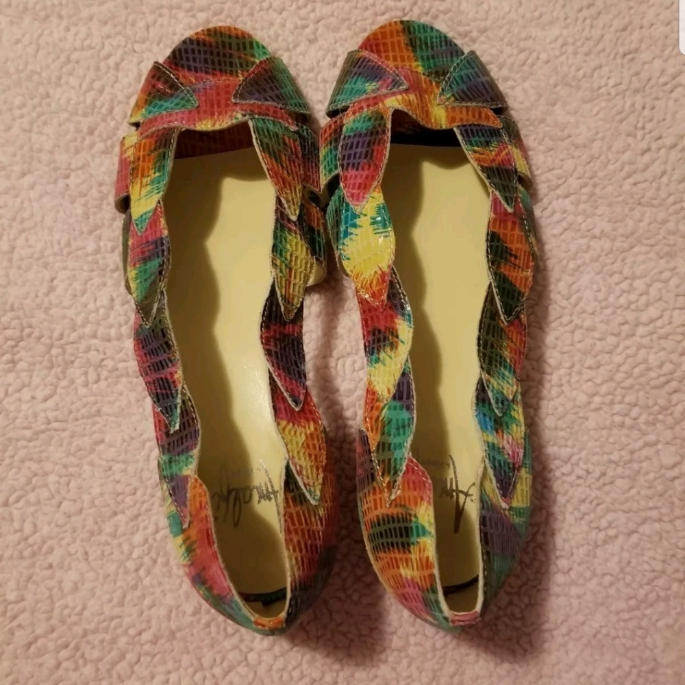 Amalfi by Rangoni Oslo Italian leather flats 8.5W - Picture 4 of 8
